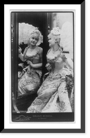 Lillian Russell, 1861-1922 (as Dorothy"), three quarters length, seated, left profile, looking in mirror", Historic Reproduction