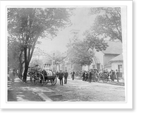 Cumberland Fire Company, Carlisle, Pa. Firemen's Convention, 1889, Antique Wall Art