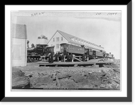 Summit House and R.R. trains, Mt. Washington, N.H. Classic, Antique Poster
