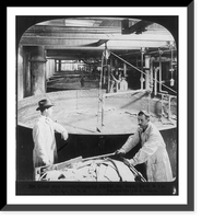 Chicago - Meat Packing Industry - Swift & Co.'s Packing House: great soup kettles - capacity 350,000 lbs. each, Vintage Print