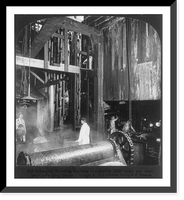 Chicago - Meat Packing Industry - Swift's Packing House: automatic scraping machine (capacity 1000 hogs per hour), Vintage Print