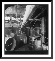 Chicago - Meat Packing Industry - Swift's Packing House: pickling and curing warehouse (contains 10,000 tons of hams), Antique Print