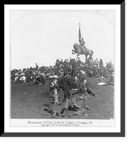 Antique Architecture - Chicago - Monument of Gen. John A. Logan, Ill
