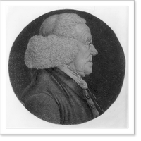 Historic Framed Print, [Samuel Morris, head-and-shoulders portrait, right profile],  17-7/8" x 21-7/8"