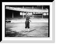 Historic Framed Print, Art Fletcher (New York NL) prior to the World Series at the Polo Grounds, NY, 1911 (baseball),  17-7/8" x 21-7/8"