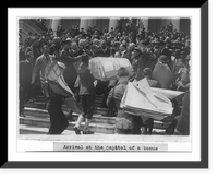 Crowd on steps of the U.S. Capitol on the arrival of a bonus petition signed by over 1,000,000 veterans, Historic Print