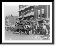 Truck on street near Litan Hotel carrying soldiers and African Americans during Tulsa, Okla., race riot in 1921 Classic, Historic Reproduction