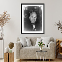 Historic Framed Print, [Portrait of Theodore Dreiser],  17-7/8" x 21-7/8"