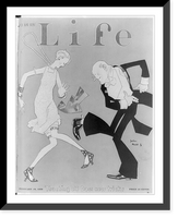 Historic Framed Print, Teaching old dogs new tricks"",  17-7/8" x 21-7/8"