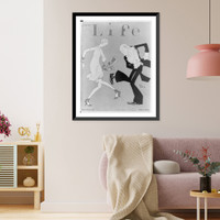 Historic Framed Print, Teaching old dogs new tricks"",  17-7/8" x 21-7/8"