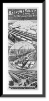 Historic Framed Print, Die Barnum & Bailey Groesste Schaustellung Der Welt. Vogel-Perspective Der Grossten Schaustellung Der Welt ...,  17-7/8" x 21-7/8"