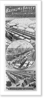 Historic Framed Print, Die Barnum & Bailey Groesste Schaustellung Der Welt. Vogel-Perspective Der Grossten Schaustellung Der Welt ...,  17-7/8" x 21-7/8"