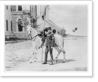 Historic Framed Print, [Soldier of the Ertugrul Cavalry Regiment of the Imperial Guard].Abdullah Fr&egrave;res, Phot., Constantinople.,  17-7/8" x 21-7/8"
