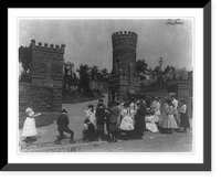 Historic Framed Print, [1st Division grade school pupils on field trip, Washington, D.C.],  17-7/8" x 21-7/8"