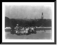 Historic Framed Print, [3rd Division grade school pupils on field trip to U.S. Capitol, Washington, D.C.],  17-7/8" x 21-7/8"