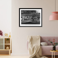 Historic Framed Print, Comitadjis serbes faits prisonniers &agrave; Kreka pr&egrave;s Touzla,  17-7/8" x 21-7/8"