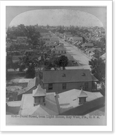Dural Street, from light house, Key West, Fla, Historic Print