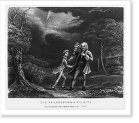 The philosopher & his kite.H.S. Sadd sc. Classic, Antique Wall Art
