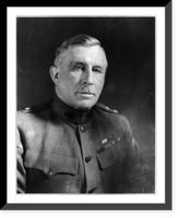 Major General Leonard Wood, head-and-shoulders portrait, facing slightly right, wearing uniform, Vintage Wall Art