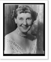 Historic Framed Print, [Mrs. Dwight D. Eisenhower, three-quarter length portrait, seated, facing front] - 2,  17-7/8" x 21-7/8"