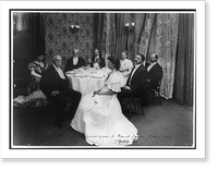 Guests at the dinner given to Mark Twain, Dec. 5, 1905. Table D Classic, Historic Print