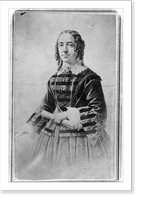 Ernestine Louise Rose, 1810-1892, half length portrait, standing, facing slightly left, Vintage Poster