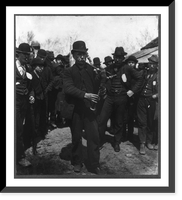 Members of Coxey's Army: men and boys around Little Bobby", the bagpiper who played all the way from Uniontown to Washington", Vintage Poster