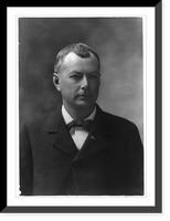 Historic Framed Print, [Albert Sidney Burleson, 1863-1937, bust portrait, facing right],  17-7/8" x 21-7/8"