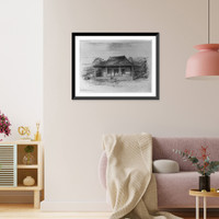 Early scenes of Missouri Territory, 180-: Manuel Lisa House, Vintage Poster