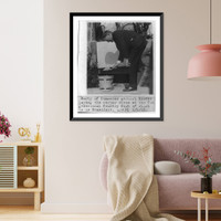 Secretary of Commerce Herbert Hoover laying the corner stone at the Congressional Country Club, of which he is President, Vintage Print