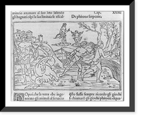 Historic Framed Print, [Apollo after having killed the python],  17-7/8" x 21-7/8"