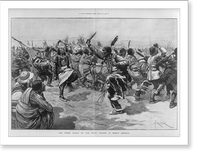 Historic Framed Print, Ghost Dance of the Sioux Indians in North America,  17-7/8" x 21-7/8"