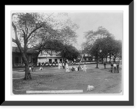 Historic Framed Print, [Guard Mount of Cal. Heavy Artillery, Cavite, Philippines],  17-7/8" x 21-7/8"