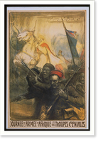 Journeacutee de larmeacutee dAfrique et des troupes coloniales, Vintage Wall Art