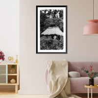 A bandit hut - picture taken just before it was burned, Antique Poster