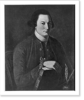 Historic Framed Print, [Nathaniel Ramsay, 1741-1817, half length portrait, facing right],  17-7/8" x 21-7/8"