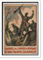 Journeacutee de larmeacutee dAfrique et des troupes coloniales - 2, Antique Poster