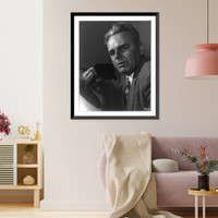 Bart Jan Bok, 1906-, bust portrait, facing left, Antique Poster