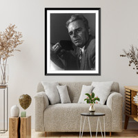 Bart Jan Bok, 1906-, bust portrait, facing left, Antique Poster