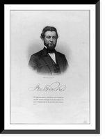Historic Framed Print, [Joel Parker, 1816-1888, bust portrait, facing right],  17-7/8" x 21-7/8"
