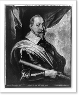 Gustaf II Adolf, King of Sweden, 1594-1632, half-length portrait, facing right, Historic Reproduction