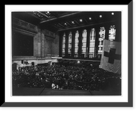 Floor of Stock Exchange during market session, New York City Classic, Historic Reproduction