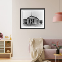 Historic Framed Print, [First National Bank, Newton, Ga.],  17-7/8" x 21-7/8"