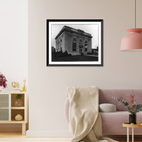 Bank building exteriors: bank of Smithtown, Smithtown Branch, L.I., N.Y. Classic, Historic Print