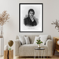 Historic Framed Print, Francis Scott Key, 1780-1843,  17-7/8" x 21-7/8"