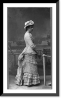 Young woman of the cast of Gilbert & Sullivan's H.M.S. Pinafore", posed against a painted backdrop" - 2, Antique Print