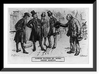 Illus. from Charles Dickens' novel: Durdles cautions Mr. Sapsea against boasting"", Vintage Wall Art
