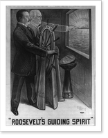 Roosevelt's guiding spirit, Vintage Print
