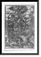 Apochalypsis Ihesu Christi. Publ. by Alexandro Paganini. Venice, 1516. Part 2 - 5, Vintage Wall Art