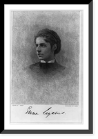 Emma Lazarus.engraved by T. Johnson ; photographed by W. Kurtz. Classic, Historic Reproduction